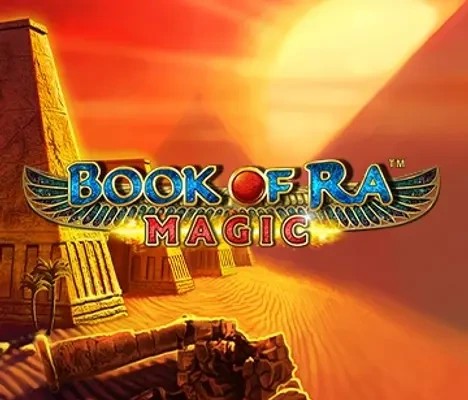 Official Slots logo: Book of Ra Magic by Greentube at PlayZilla
