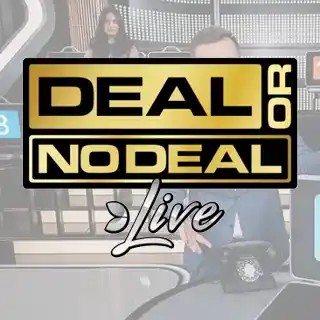 Deal or No Deal Live online game logo by Evolution on playzilla-casino.gr