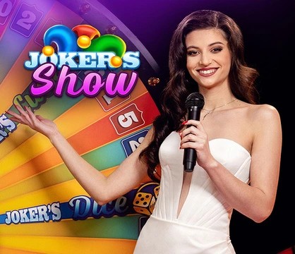 Joker’s Show slot visual from Skywind Group available on playzilla-casino.gr