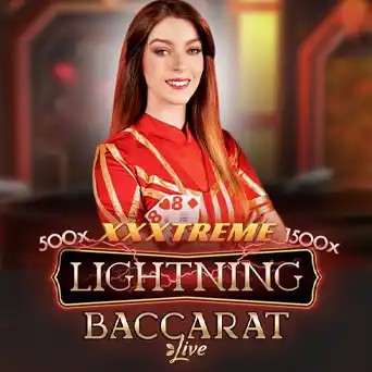 Lightning Baccarat game by Evolution – logo hosted on PlayZilla