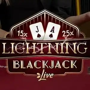 Lightning Blackjack logo by Evolution PlayZilla